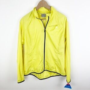 Columbia Double Dry Neon Yellow Jacket Size Extra Large NWT